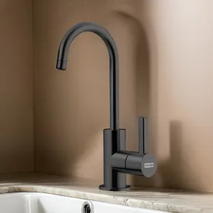 Franke EOS-FW-IBK Franke Eos Neo Single-Handle Beverage Faucet for Cold Filtered Water, 1.75 GPM, Industrial Black, EOS-FW-IBK - (120.0685.374)
