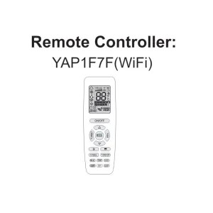 GREE Remote Controller for 3VIR12HP230V1AH - YAP1F7F