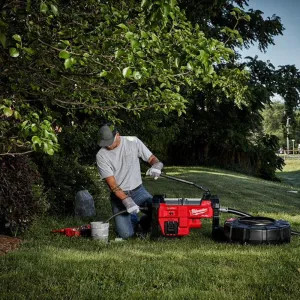 Milwaukee 2871A-22 Milwaukee M18 FUEL Sewer Sectional Machine with CABLE-DRIVE 1-1/4
