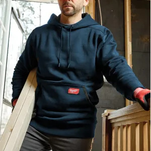 Milwaukee 351BL-L Milwaukee Large Blue Men's Midweight Cotton/Polyester Long-Sleeve Pullover Hoodie -  351BL-L 