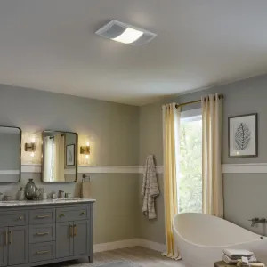 Broan BHFLED110 Broan-NuTone Powerheat Series Heater Exhaust Fan with CCT LED Lighting - BHFLED110
