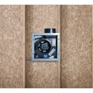 Broan LP510RS Broan-NuTone LOPROFILE DC SERIES Lo-Profile DC Series 50-80-100 Selectable CFM Ventilation Fan with Humidity Sensing, 0.4-0.9-1.2 Sones - LP510RS