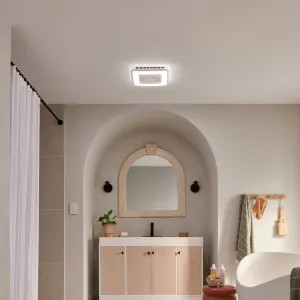 Broan VC110CCT Broan-NuTone Roomside Series 110 CFM Voice Controlled Smart Exhaust Fan with Dimmable LED Light and Speakers -  VC110CCT
