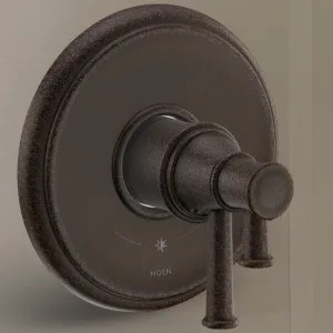 Moen UT4311ORB Moen Belfield Two-Handle Valve Only Trim w/ Flow Control and Temperature Adjust, Lever Handle, M-Core 4, Thermostatic Cartridge, Oil Rubbed Bronze - UT4311ORB