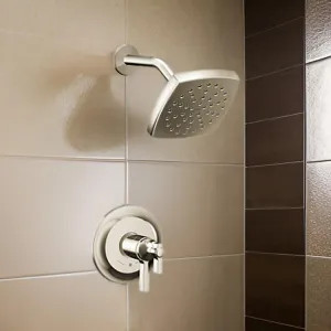 Moen UTS4912EPNL Moen Flara Single Function Shower Only Faucet with Temperature and Volume Control, M-Core 4, Thermostatic Cartridge, ADA, WaterSense, Polished Nickel - UTS4912EPNL