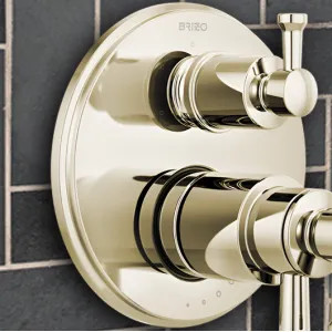 Brizo RP100729PN Brizo Atavis Escutcheon for a 6-Function Thermostatic Diverter Valve Trim, Brilliance Polished Nickel - RP100729PN