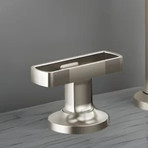 Brizo HK007-SS-L Brizo Kintsu Knob Handle Kit for Widespread Pull-Down Kitchen Faucet, Lumicoat Stainless - HK007-SS-L