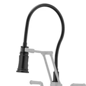 Brizo RP100571BL Brizo Rook Articulating Bridge Faucet Hose and Sprayer Assembly, Matte Black - RP100571BL