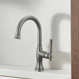 Brizo 61058LF-SL Brizo Tulham Single-Handle Bar Faucet, Lever Handle, 1.8 GPM, Brilliance Luxe Steel - 61058LF-SL