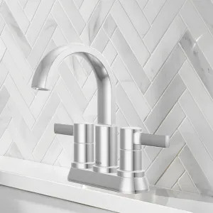 Delta 25855LF Delta Albion Two Handle Centerset Bathroom Faucet, ADA, 1.2 GPM, Chrome - 25855LF