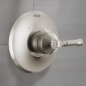 Delta T14084-SS-PR Delta Broderick Monitor 14 Series Valve Only Trim, ADA, MultiChoice, Lumicoat Stainless- T14084-SS-PR