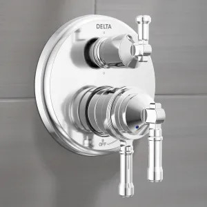 Delta T27984-PR Delta Broderick Monitor 17 Series Integrated Diverter Trim, 6-Setting, ADA, Multichoice, Lumicoat Chrome - T27984-PR