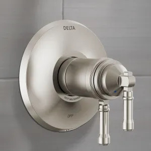 Delta T17T084-SS-PR Delta Broderick 17T Series Valve Only Tim, TempAssure, ADA-Compliant, Lumicoat Stainless - T17T084-SS-PR