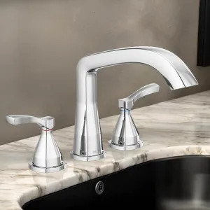 Delta T2776-PR Delta Stryke Three Hole Roman Tub Only Trim, Lever Handles, Rigid Spout, ADA, Lumicoat Chrome - T2776-PR