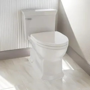 Toto MS964124CEFG#03 TOTO Eco Soirée One-Piece Skirted Toilet with SoftClose Seat, CEFIONTECT, Elongated, Universal Height, 1.28 GPF, Bone - MS964124CEFG#03