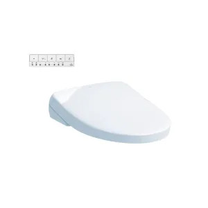 Toto SW4725#01 TOTO WASHLET S7 Round Bowl Washlet Seat, EWATER+, PREMIST, Night Light, Cotton White - SW4725#01 