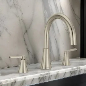 Moen T430BN Moen Jase Two Handle Roman Tub Faucet Trim, ADA, Brushed Nickel - T430BN