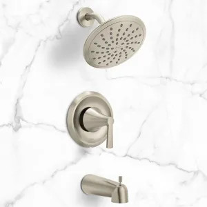 Moen T2343EPBN Moen Jase Posi-Temp Tub/Shower Trim, ADA, 1.75 GPM, Brushed Nickel - T2343EPBN