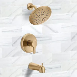 Moen UT2433EPBZG Moen Jase Tub/Shower Trim, M-CORE 2 Series, ADA, 1.75 GPM, Bronzed Gold - UT2433EPBZG