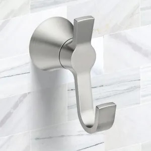 Moen YB0703BN Moen Jase Double Robe Hook, Brushed Nickel - YB0703BN