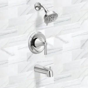 Moen T2413EP Moen Jase Posti-Temp Tub/Shower Trim, M-PACT, ADA, 1.75 GPM, Chrome - T2413EP 