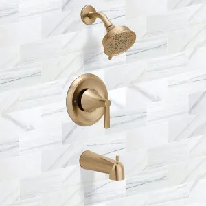 Moen T2413EPBZG Moen Jase Posti-Temp Tub/Shower Trim, M-PACT, ADA, 1.75 GPM, Bronzed Gold - T2413EPBZG