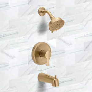 Moen UT2413EPBZG Moen Jase M-CORE 2 Series Tub/Shower Trim, M-PACT, ADA, 1.75 GPM, Bronzed Gold - UT2413EPBZG