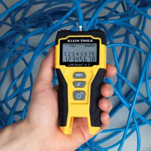 Klein VDV526-200 Klein LAN Scout Jr. 2 Cable Tester with Remote and (2) AAA Batteries - VDV526-200