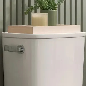 American Standard 4448A808.020 American Standard Aspirations Toilet Tank Only, Right-Hand Lever, 1.28 GPF, Vitreous China, White - 4448A808.020