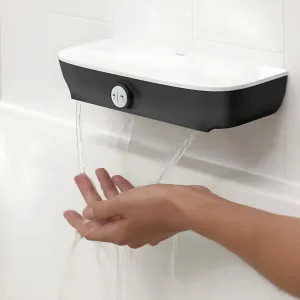 American Standard 8888116.243 American Standard Aspirations Waterfall Tub Spout with Push-Button Diverter, Acrylic Top, Matte Black - 8888116.243