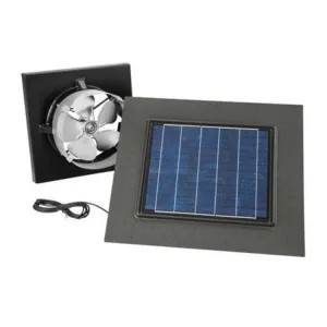 Broan 345GOWW Broan 345GOWW Gable-Mount Solar-Powered Attic Ventilator