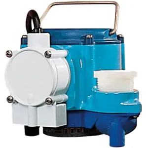 Little Giant 506160 Little Giant 6-CIA-ML Wastewater Sump Pump, 1/3 HP, 46 GPM, 115V, Single-Phase, Submersible, Diaphragm Switch, 10' Cord - 506160