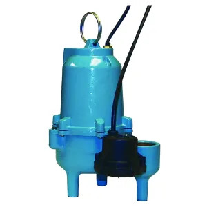 Little Giant 509562 Little Giant ES40 Series Wastewater Pump, 4/10 HP, 230 V, 20' Cord, Diaphragm Pressure Switch, Cast Iron - ES40D2-20 (509562)