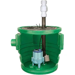 Little Giant 511655 Little Giant Simplex Package System, 24in x 24in Basin, 3in Discharge, Pre-Assembled, 1-Piece Cover, Anti-Flotation Collar - 10S-SMPX-LG 511655