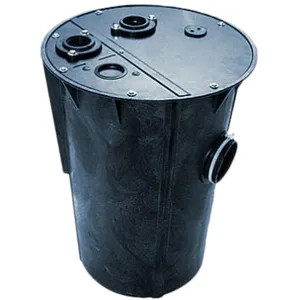 Little Giant 513146 Little Giant Simplex Basin and Cover Assembly, 30in x 36in Cast Iron Basin, 2in Vent, 3in Discharge - 513146 BB3036CS2V3D 