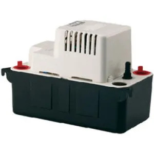 Little Giant 554481 Little Giant High-Capacity Condensate Removal Pump with 9.8' Cord, 1/30 HP, 230V, 1/2 Gallon Tank, CE Listed - VCMA-10 (554481)