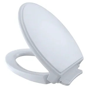 Toto SS154#01 Toto SoftClose Slow Close Elongated Toilet Seat, Cotton White - SS154#01 