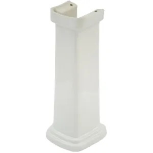 Toto PT530N#01 TOTO Promenade Sink Pedestal Only, Cotton White - PT530N#01