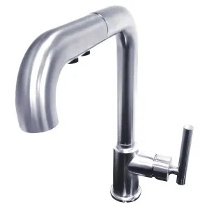 Kohler 7506-CP Kohler Purist Single-Handle Pull-Out Kitchen Faucet, 3-Function, Polished Chrome - K-7506-CP