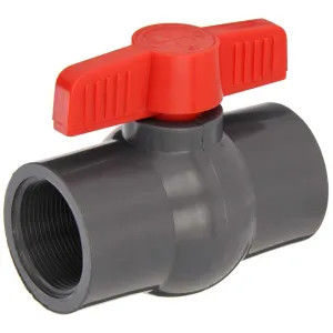 Commodity 3/4 inch PVC Schedule 80 Threaded Ball Valve