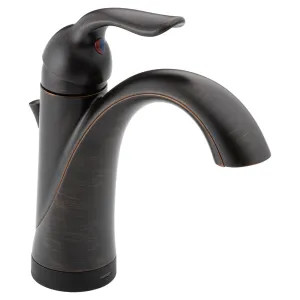 Delta 538T-RB-DST Delta Lahara Single-Handle Bathroom Faucet w/ Touch2O, Deck Mount, 1.2 GPM, Venetian Bronze - 538T-RB-DST
