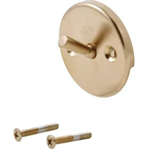 Delta RP31555CZ Delta RP31555CZ Overflow Plate & Screws w/ Trip Lever - Champagne Bronze