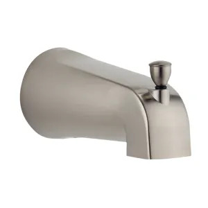 Delta RP61357BN Delta 5-3/8in Brushed Nickel Tub Spout with Pull-Up Diverter, 1/2in FIP Connection, ADA-Compliant - RP61357BN