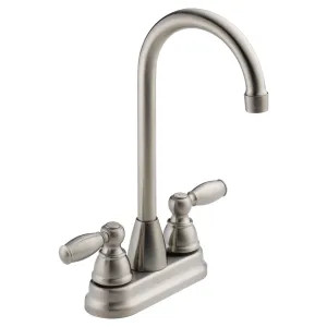 Peerless P290LF-SS Peerless Two Handle Bar/Prep Faucet, Stainless Steel - P290LF-SS