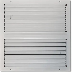Shoemaker 450-8X8 Shoemaker 450-8X8 High-Velocity Multi-Louver Flush Diffuser - Soft White 