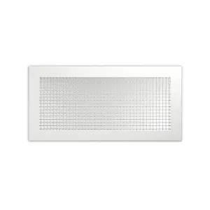 Shoemaker 600T-1X2-6 1' x 2' Aluminum Lattice Return Air Grille T-Bar w/ Frame, 6