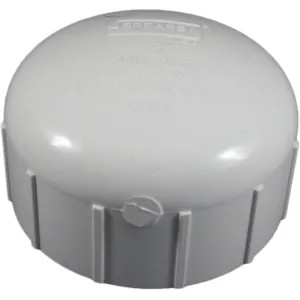 Commodity  PVCCAP3T Schedule 40 PVC Threaded Cap, 3 Inch