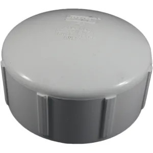 Commodity  PVCCAP4T Schedule 40 PVC Threaded Cap, 4 Inch