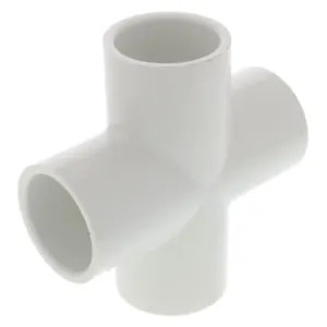 Commodity  PVCCROSS1 Schedule 40 PVC Cross, 1 Inch