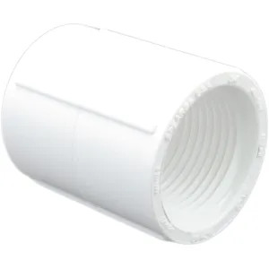 Commodity  PVCCUP12TT Schedule 40 PVC Coupling, 1/2 Inch